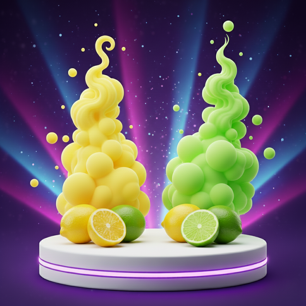 Ilustracja smaku — lemon & lime